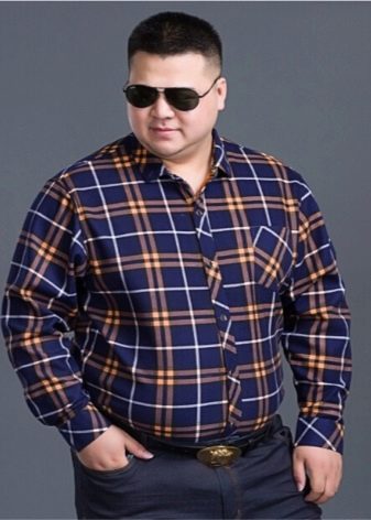 Модные рубашки для полных мужчин фото
