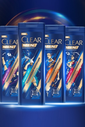 Разнообразие мужских шампуней CLEAR